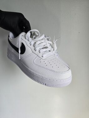 Nike Air Force 1 '07 - CT2302-100 - Casual Sneakers - White/Black - Size 9.5